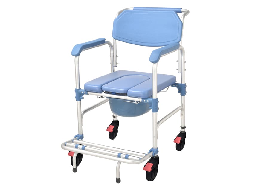 Albastru commode scaun rulant - produs medical pentru oferta ZESCORP