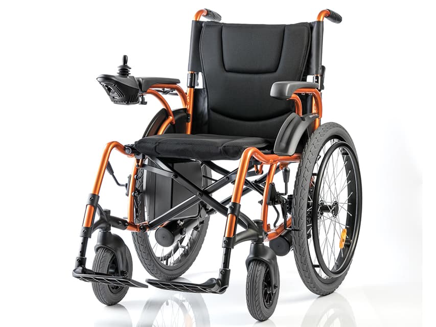 Electric scaun rulant - 56 cm rear wheels cu handrail - produs medical pentru oferta ZESCORP