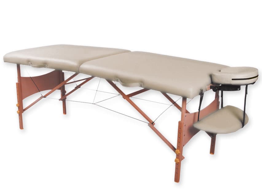 2-section wooden massage masa - cream - produs medical pentru oferta ZESCORP