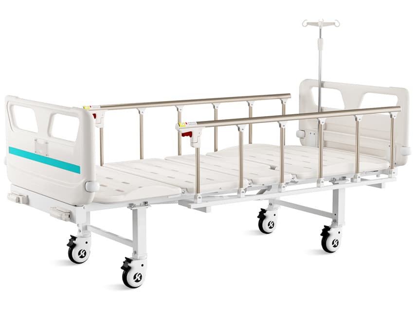 3 articulatii pat pentru pacient - 2 manivele - roti - produs medical pentru oferta ZESCORP