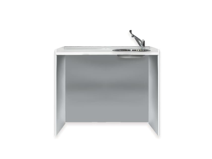 Worktop 106 cm - right washbasin - produs medical pentru oferta ZESCORP