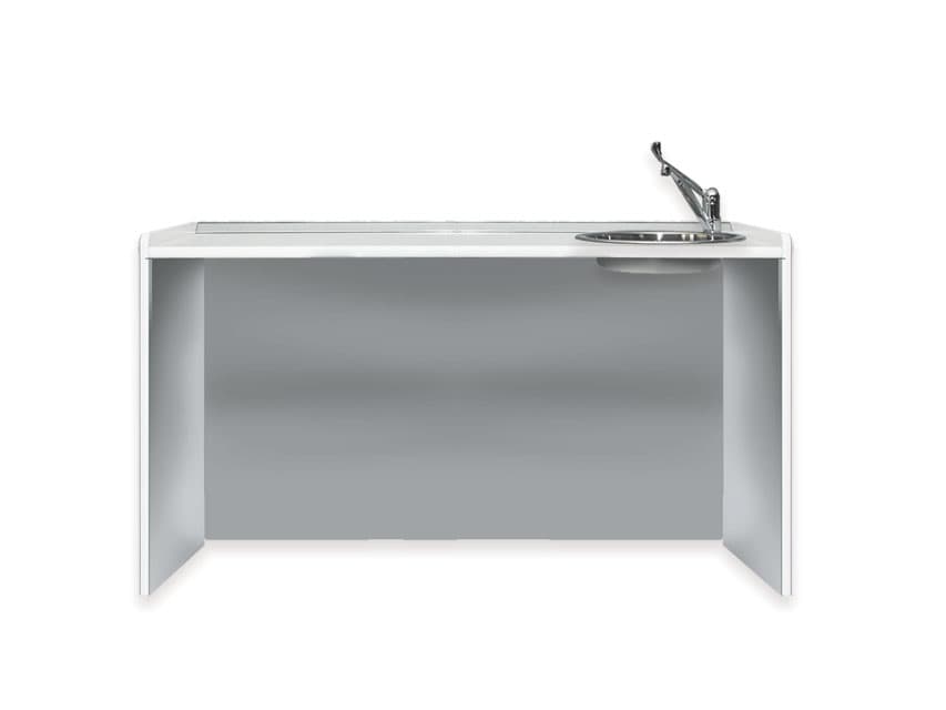 Worktop 156 cm - right washbasin - produs medical pentru oferta ZESCORP