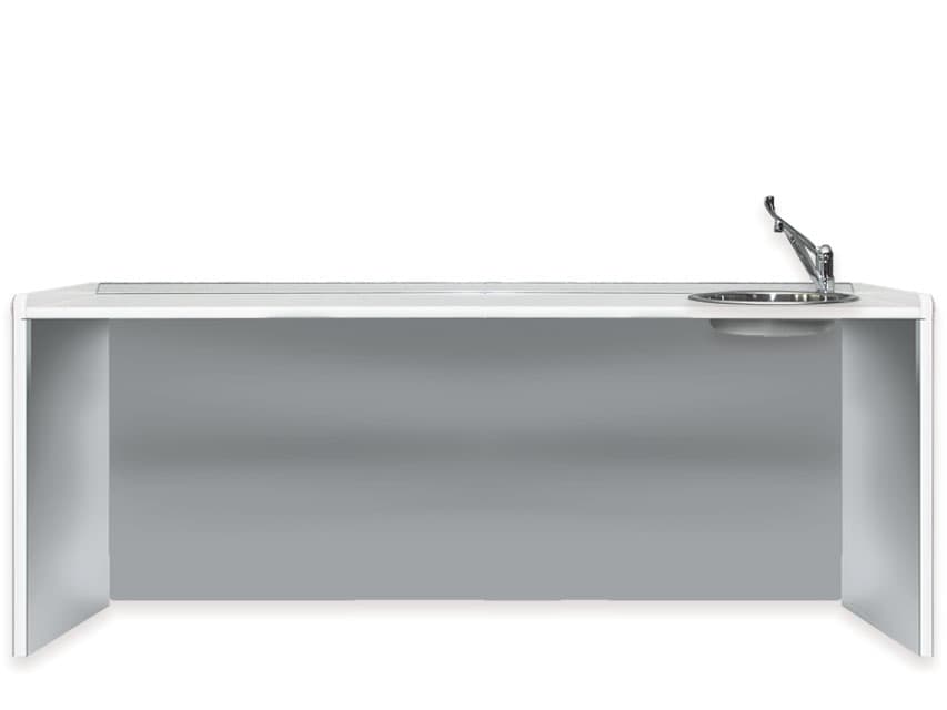 Worktop 206 cm - right washbasin - produs medical pentru oferta ZESCORP