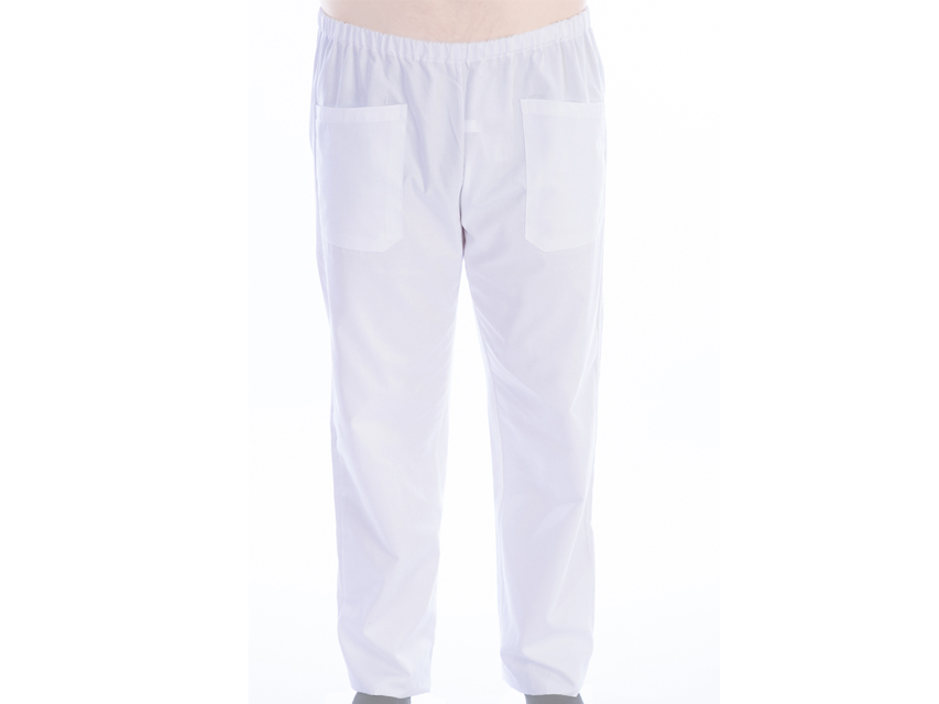Pantaloni - Bumbac/poliester - Unisex S Alb - imagine produs - imagine 2