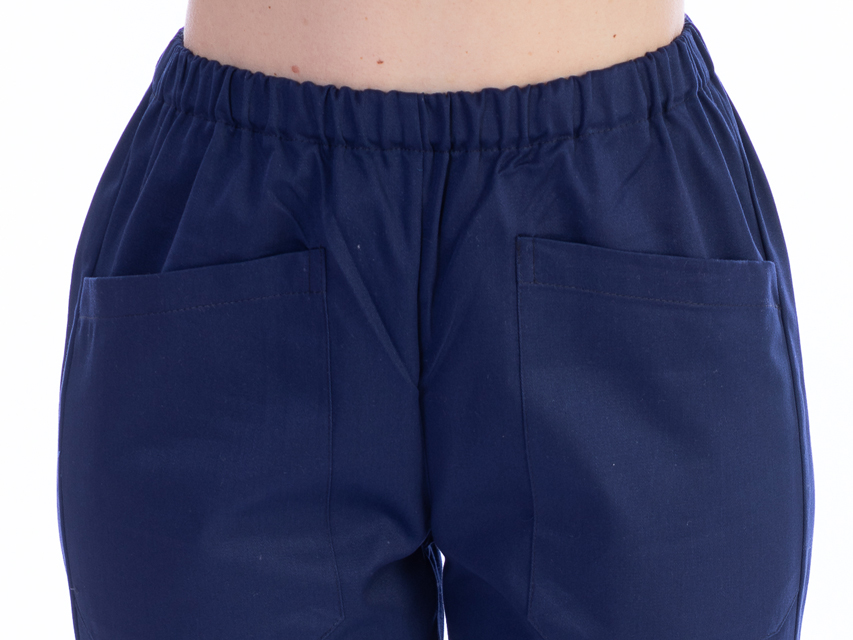 Pantaloni - Bumbac/poliester - Unisex Xxl Navy Albastru - imagine produs - imagine 6