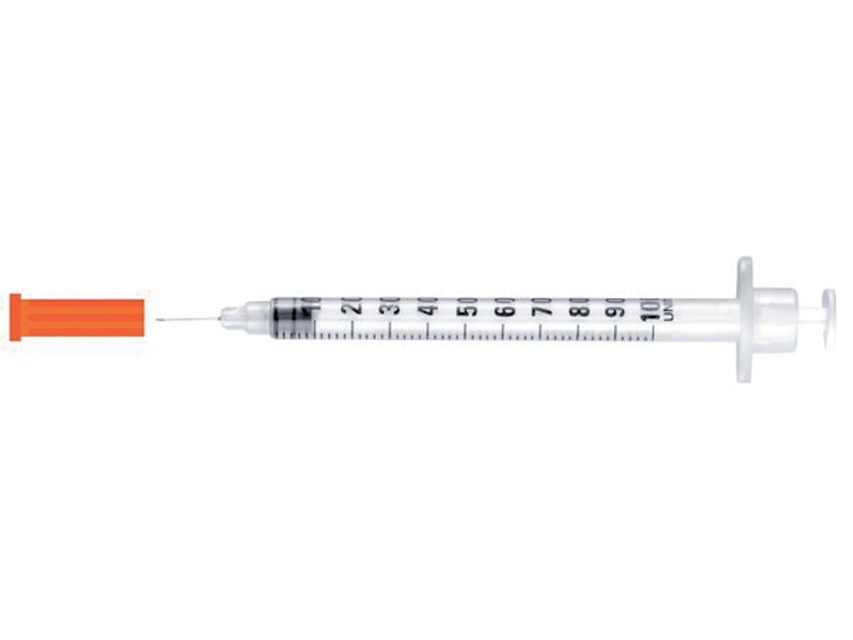 Seringa pentru insulina 1 ml, 25G, cutie 100 bucati - produs recomandat