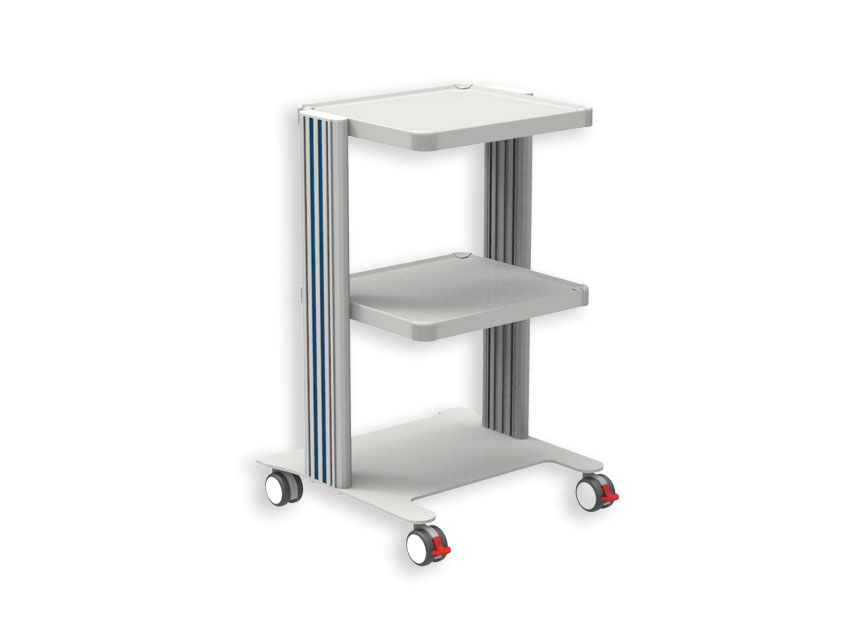 Carucior medical cu doua polite 40x36 cm - produs recomandat