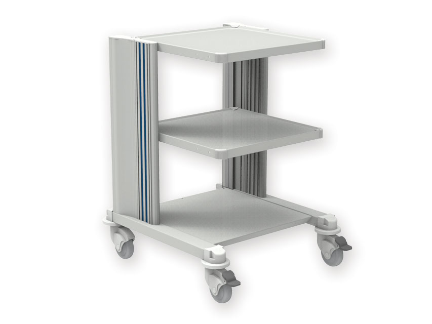 Pro Cart 2 Shelves - H 80 Cm - imagine produs