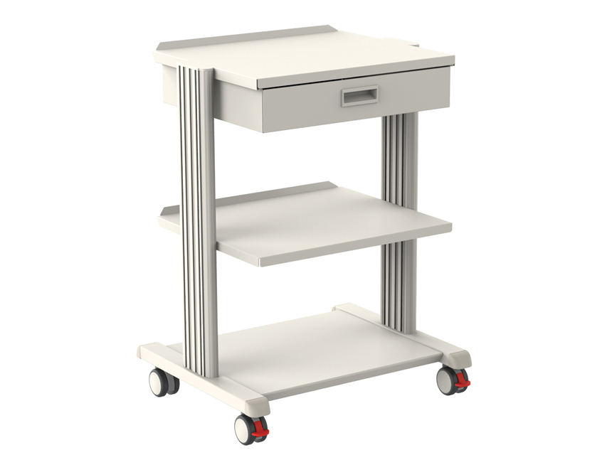 2 Shelves 50x42 Cm + Base + Drawer78 - imagine produs