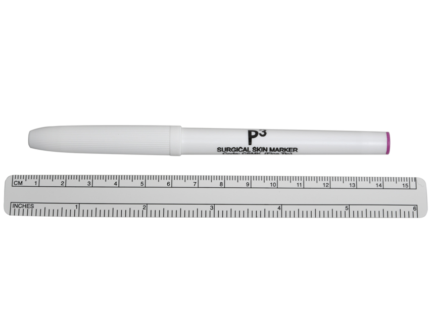 P3 Marker pentru Piele® - Fine Tip - Steril - Cutie cu 10 pentru clinici si unitati medicale
