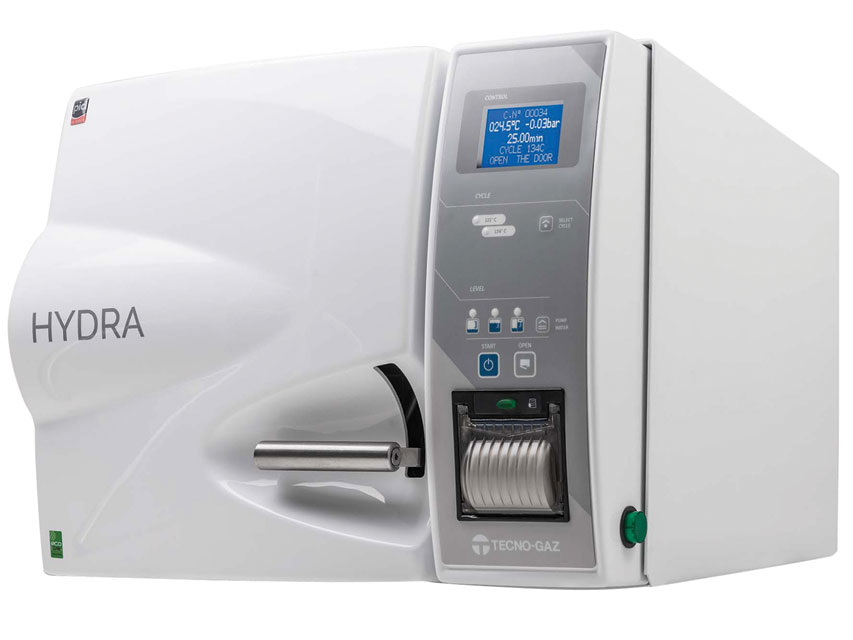 Autoclava Hydra Evo cu imprimanta, 15 L, 230 V - produs recomandat