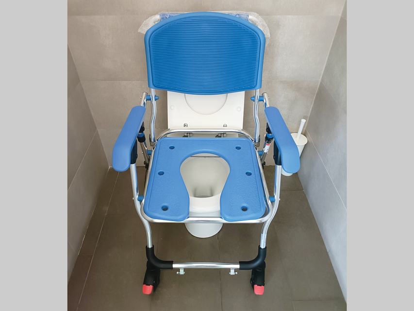 Folding Scaun Rulant cu Toaleta - imagine produs - imagine 9