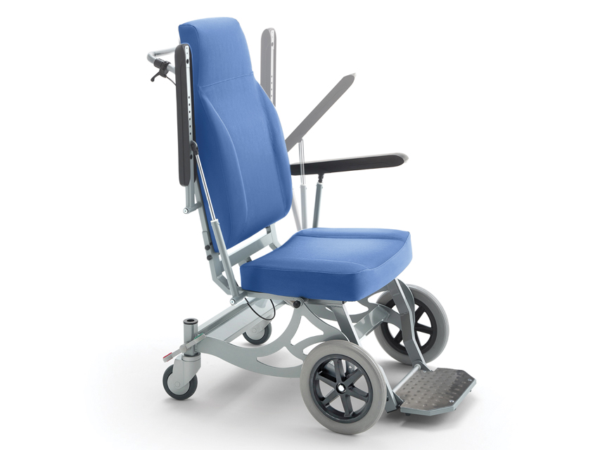Ischia Pacient Transfer Scaun - Albastru - imagine produs - imagine 3