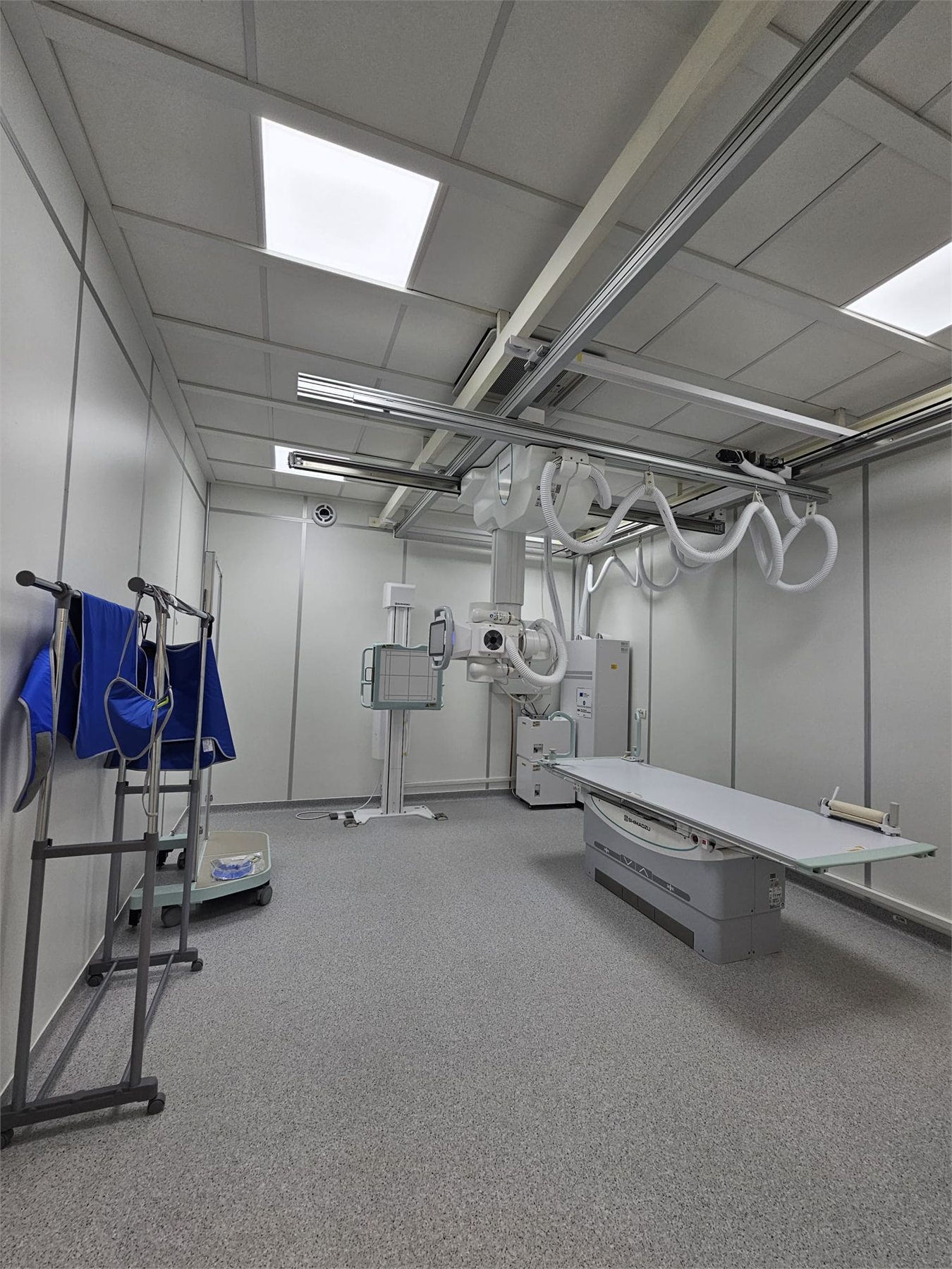 Sala de radiologie finalizata cu echipament si instalatii tehnice
